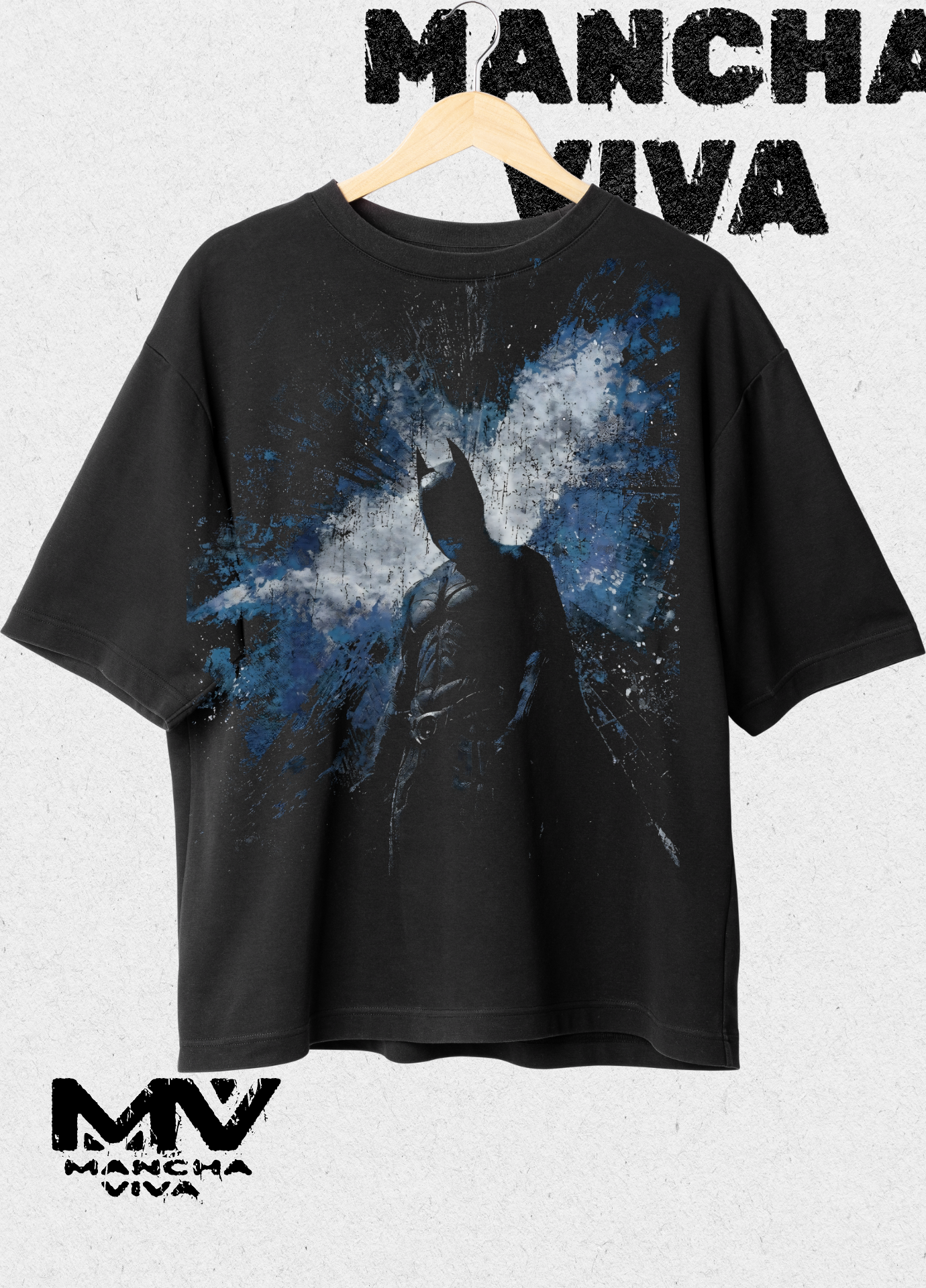 CAMISETA ANCHA DE PERSONAJES DE BATMAN