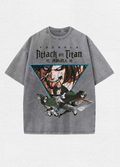 Playera extragrande con lavado ácido