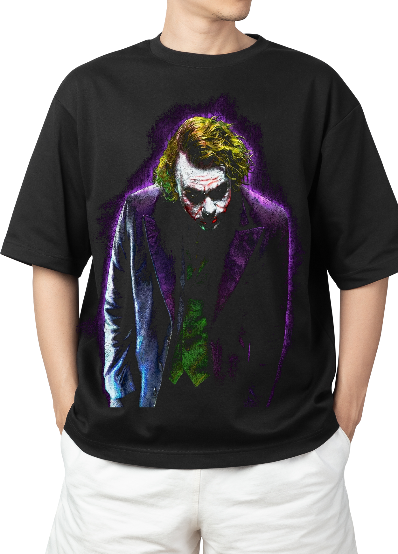 PLAYERA OVERSIZE DE PERSONAJES DE BATMAN