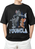 Playera Oversize De Tom Y Jerry
