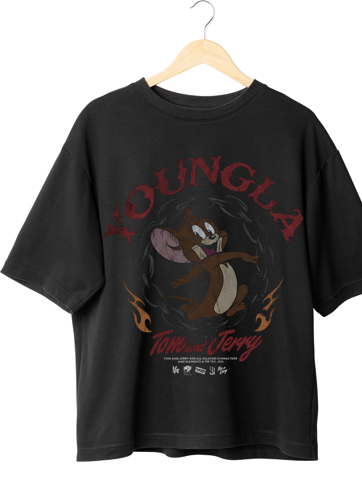Playera Oversize De Tom  Y Jerry