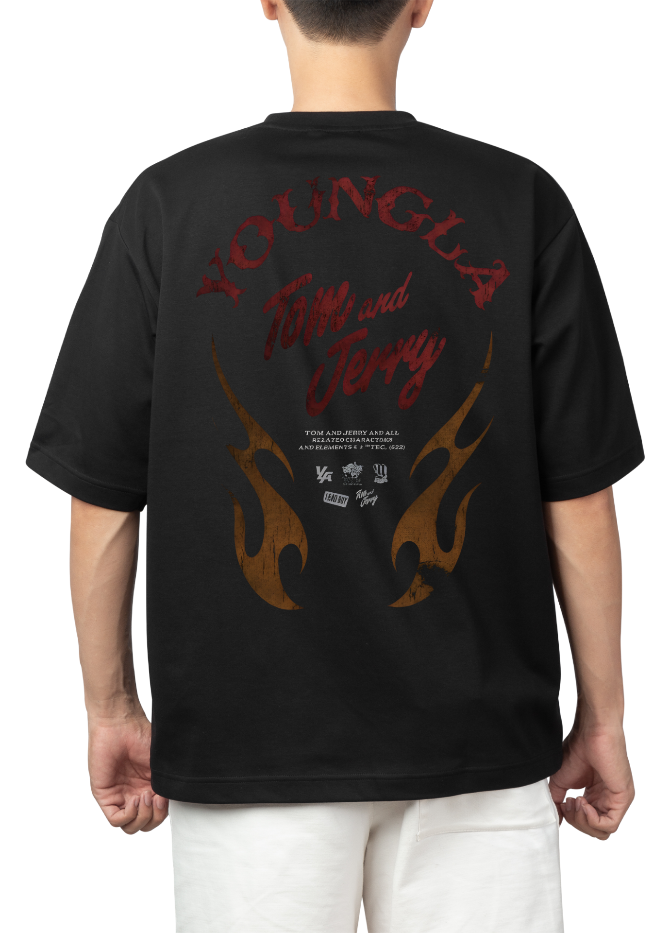 Playera Oversize De Tom  Y Jerry