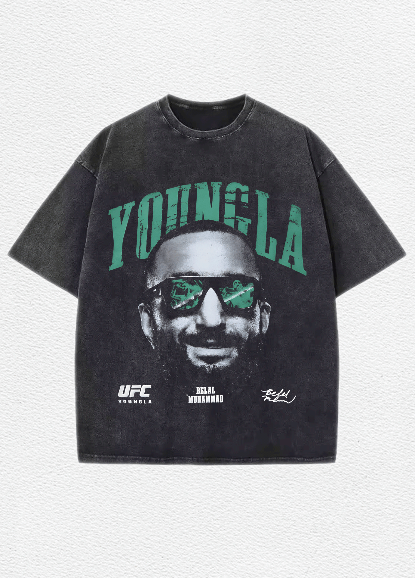 Playera Oversize Acid Wash