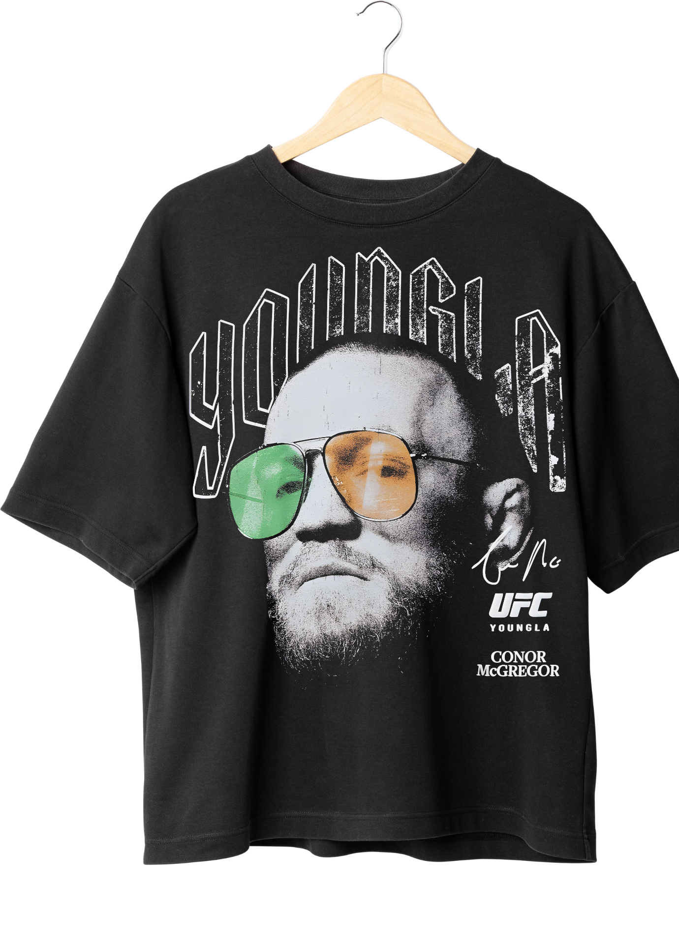 Playera Oversize Negro