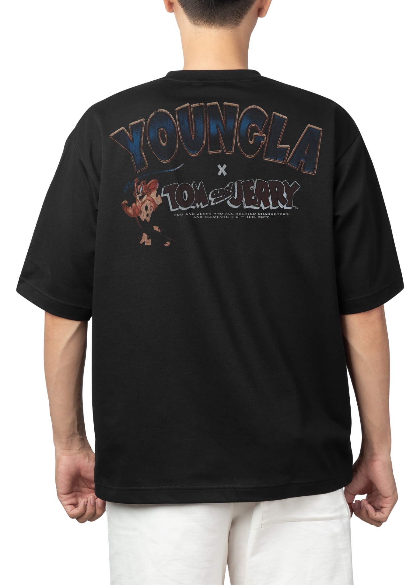 Playera Oversize de Tom Y Jerry
