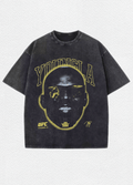 Camiseta extragrande con lavado ácido