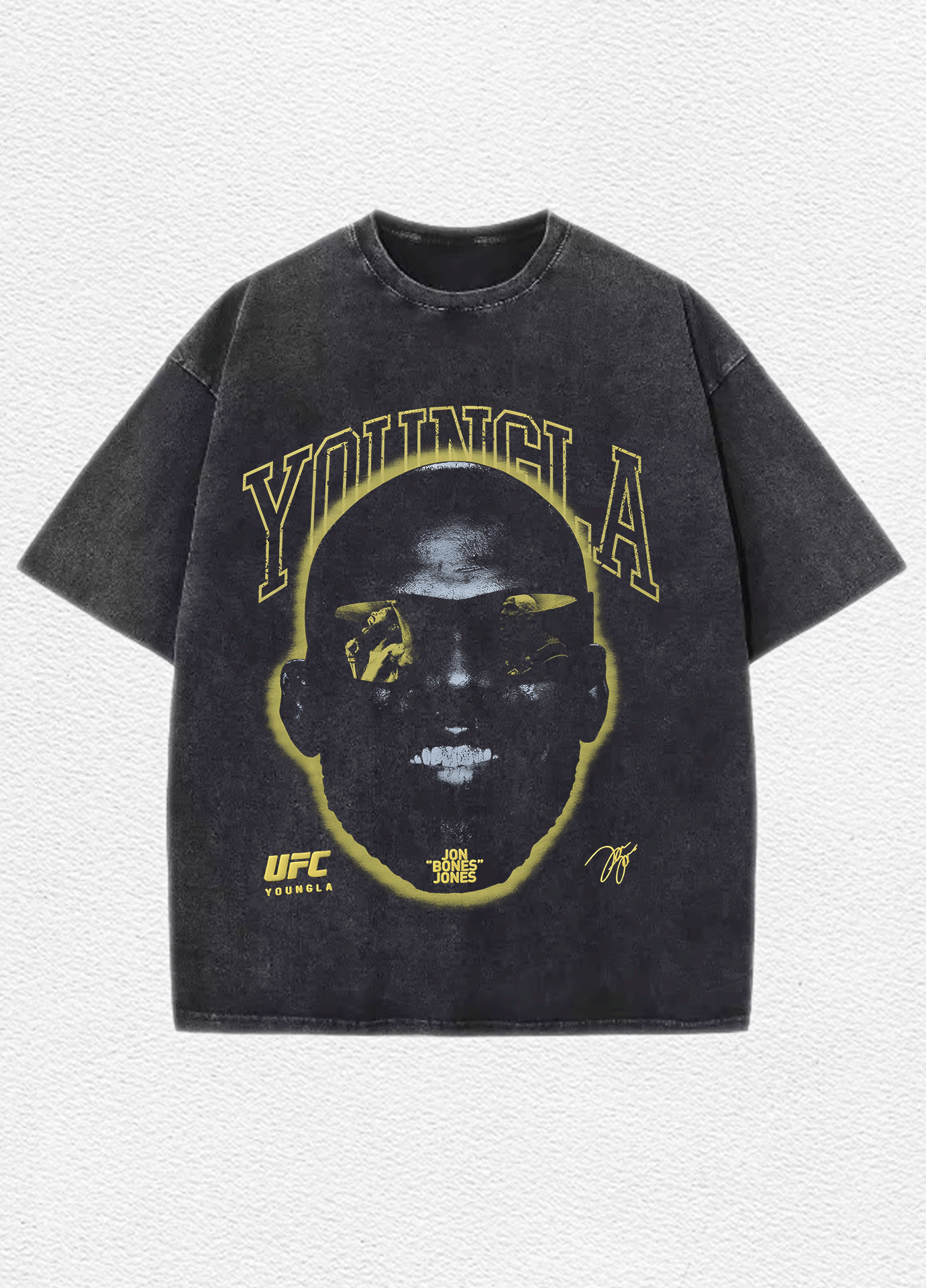 Playera Oversize Acid Wash