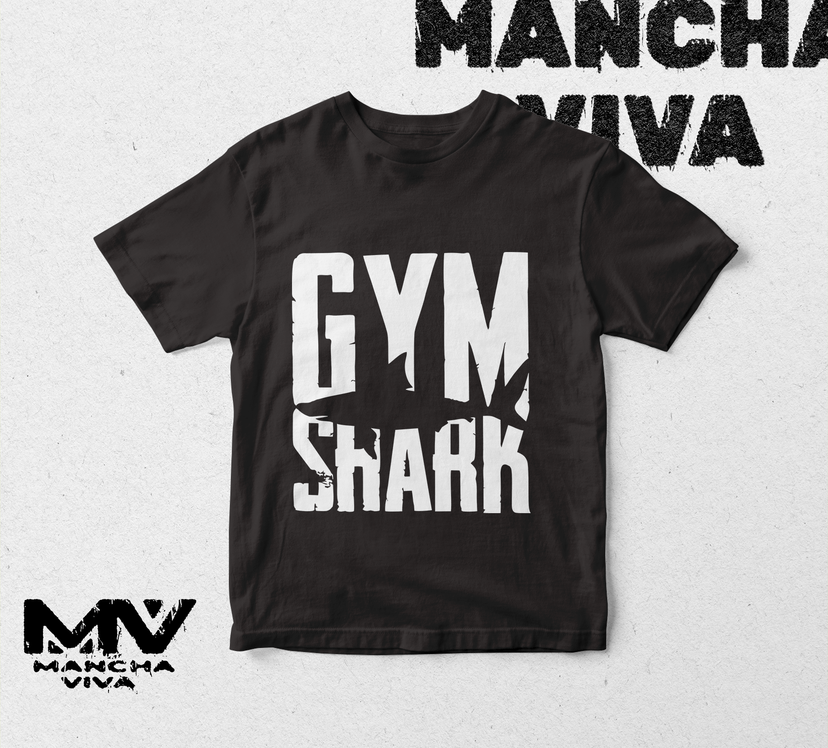 PLAYERA DE MANGA CORTA GYM SHARK
