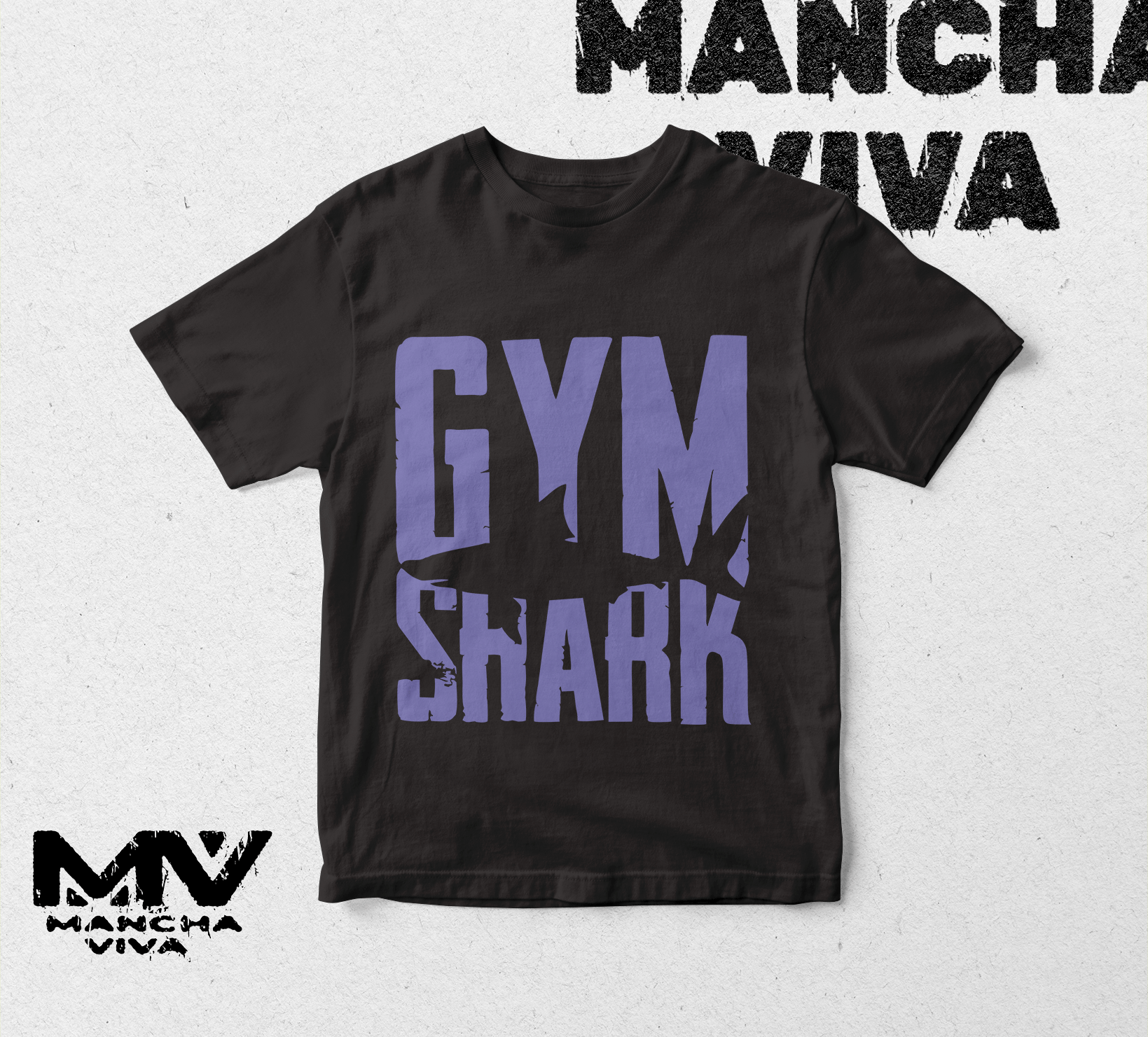 PLAYERA DE MANGA CORTA GYM SHARK