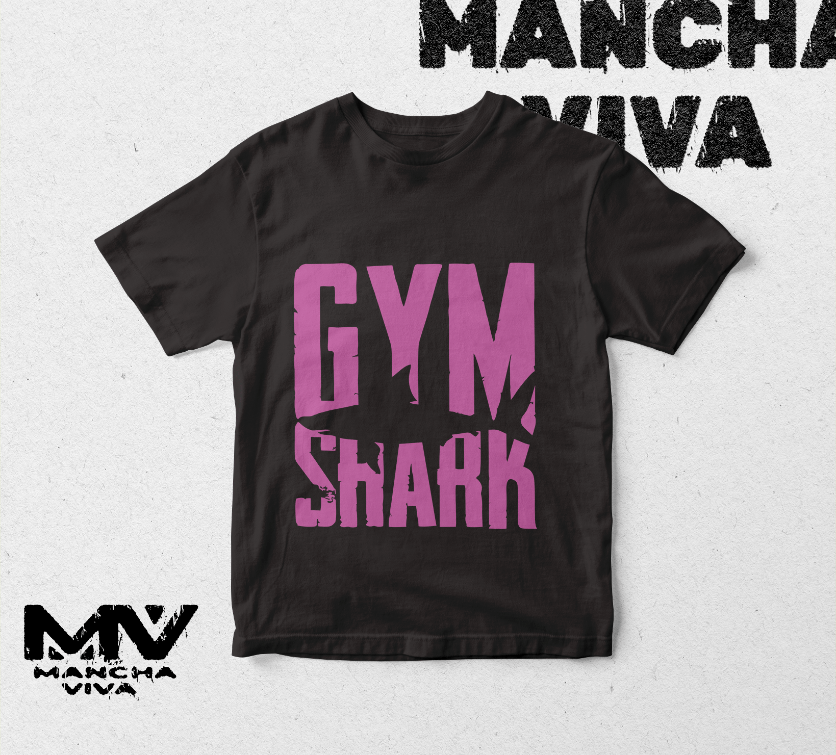 PLAYERA DE MANGA CORTA GYM SHARK